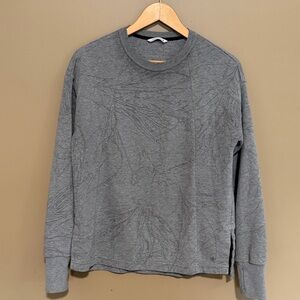 Shambhala Gray Long Sleeve Crewneck Relaxed fit Sweatshirt XS
